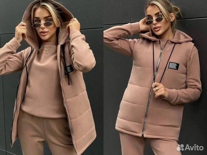 Флисовый костюм тройка