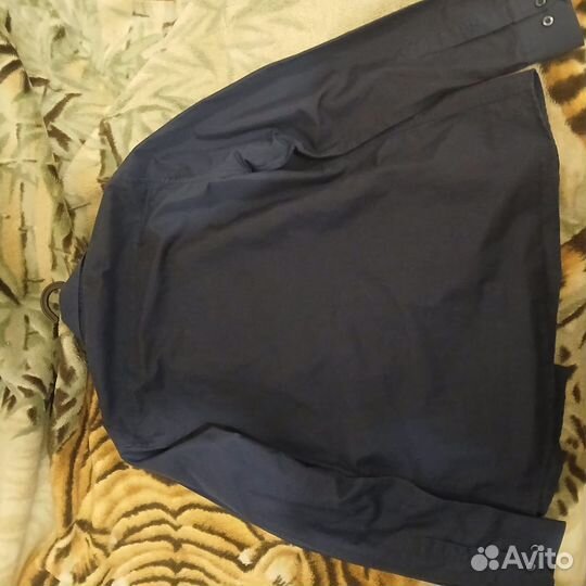 Рубашка мужская темно синяя