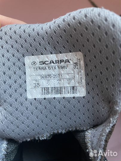 Трекинговые ботинки scarpa Terra GTX 37