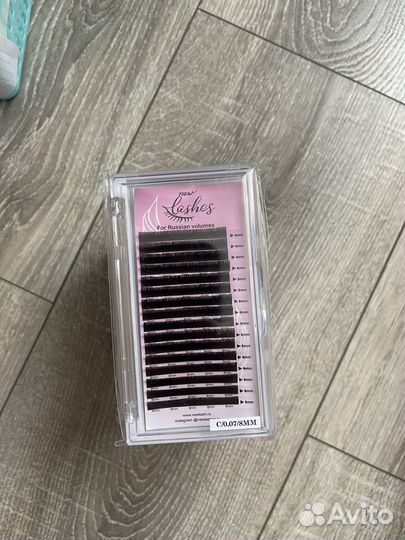 Для наращивания ресниц C 0,7 8-14мм