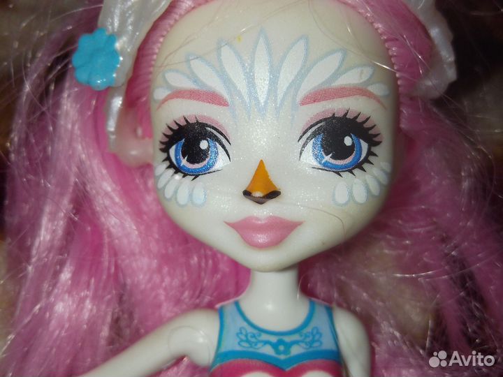 Кукла enchantimals с питомцем лебедь