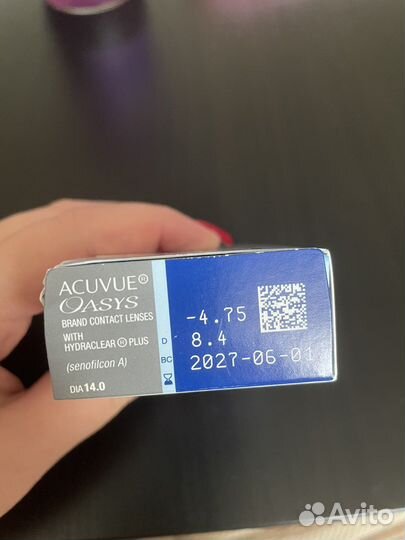 Контактные линзы acuvue oasis