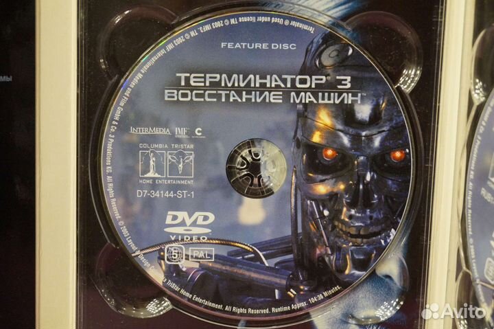 Терминатор 3 подарочное издание 2 DVD 2003 год