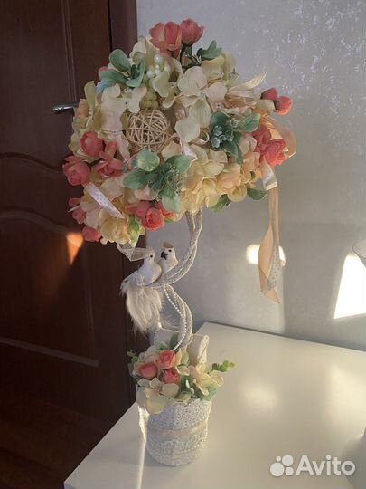 Свадебная декорация на стол