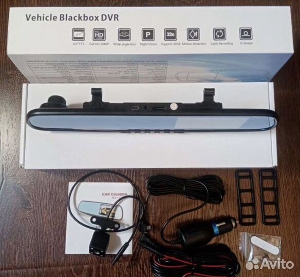 Зеркало с видеорегистратором и камерой PLX