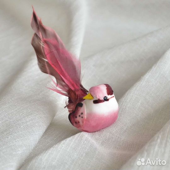 Птички 12 шт. прищепки для декора