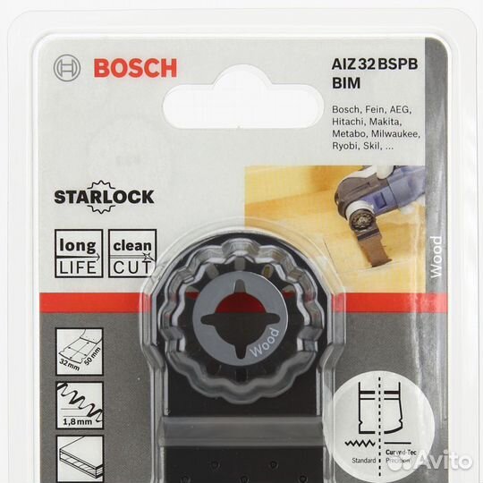 Насадка bosch 2608661645 AIZ 32 bspb BIM Starlock