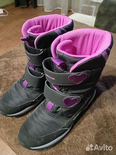 Сапоги зимние на девочку
