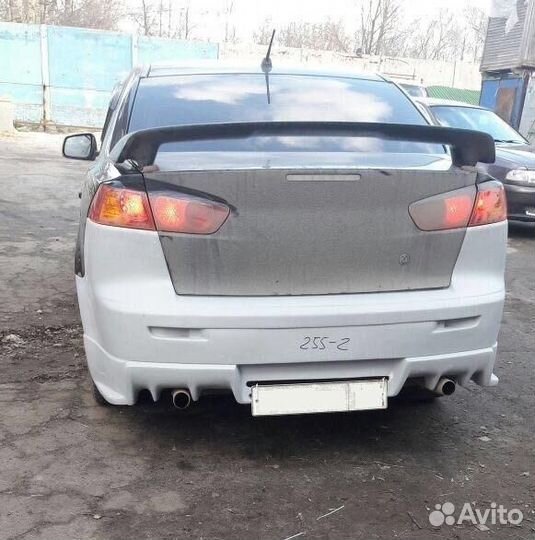 Задний бампер mitsubishi lancer 10