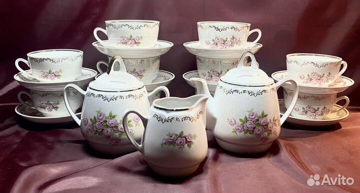 Сервиз чайный СССР Рига