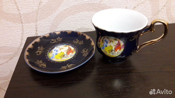 Чайная пара немецкий фарфор энс