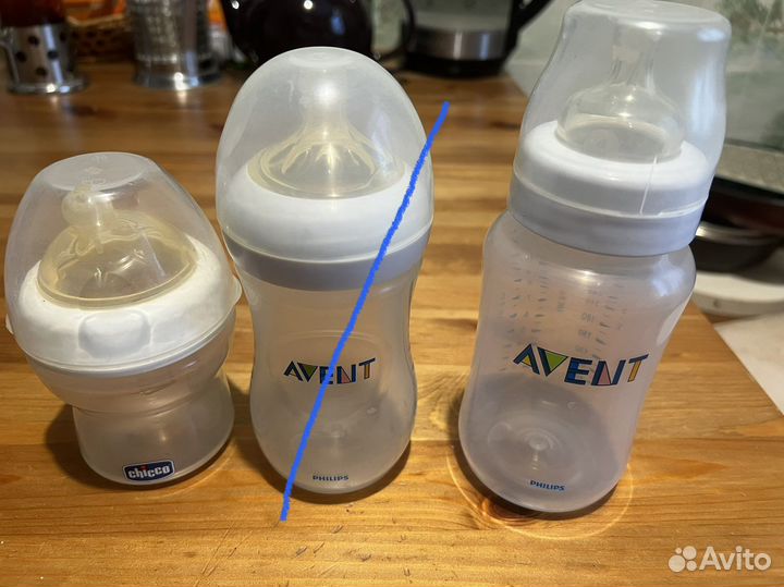 Бутылочки avent, chicco