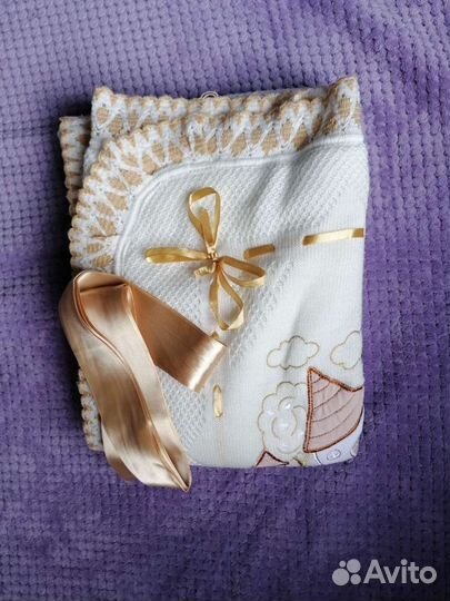 Уголок-плед для новорождённого