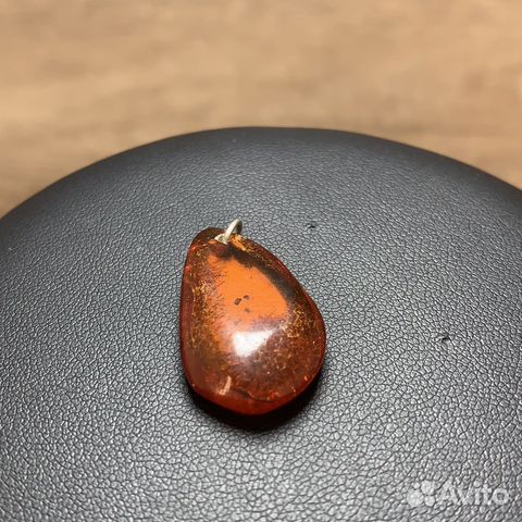 Винтажный Кулон Из Янтаря Ретро