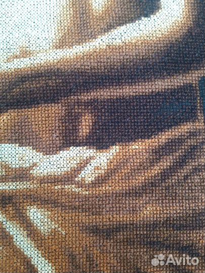 Готовая вышивка крестом 38 на 60