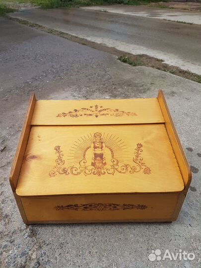 Хлебница деревянная СССР
