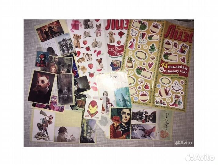 Наклейки, более 100 штук