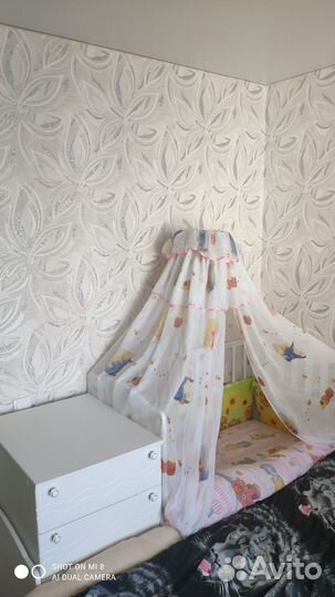 Детская кроватка с маятником 4 в1