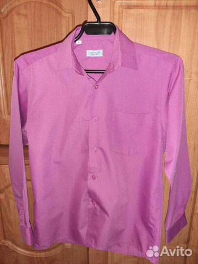 Рубашка для мальчика на 10 лет (140 см)