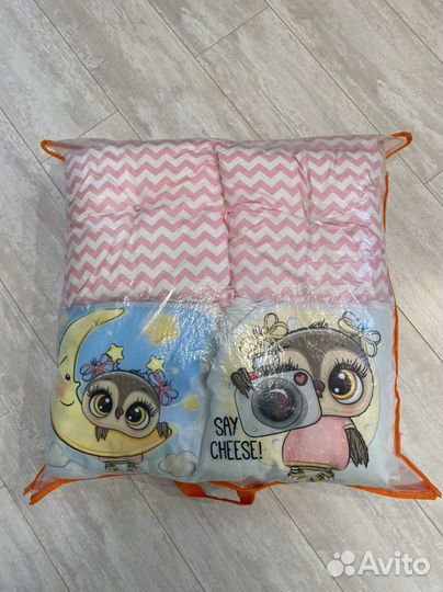 Бортики-подушки в детскую кроватку