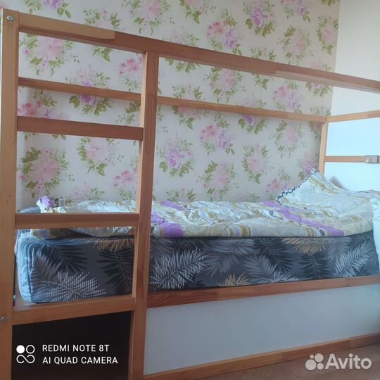 Кровать из массива сосны 90*200