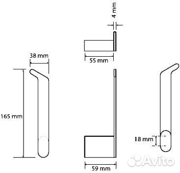 Bemeta 157112031 Держатель для туалетно