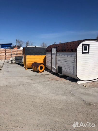 Баня бочка под ключ от производителя