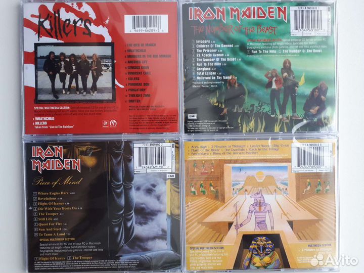 CD диски Iron Maiden