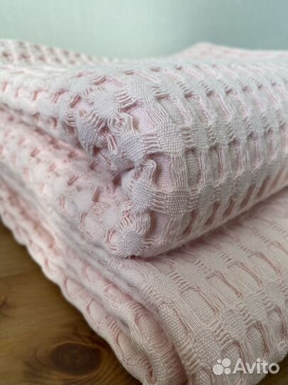 Пледы вафельные детские (100*80см)