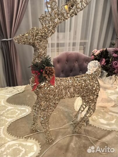 Новогодние украшения для дома бу