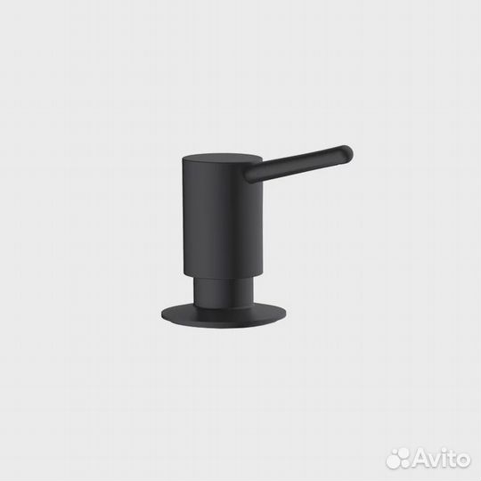 Дозатор iddis Kitchen Line латунь, черный матовый