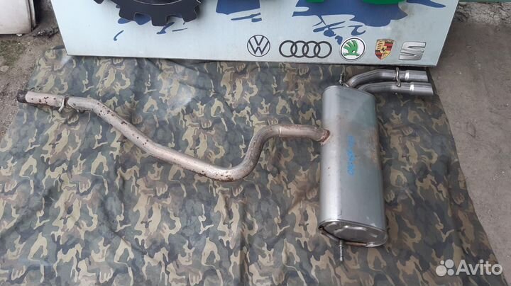 Глушитель Фольксваген Тигуан 2