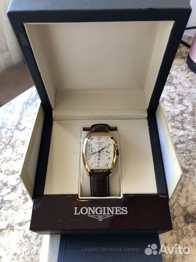 Золотые часы Longines Evidenza Gold 18kt