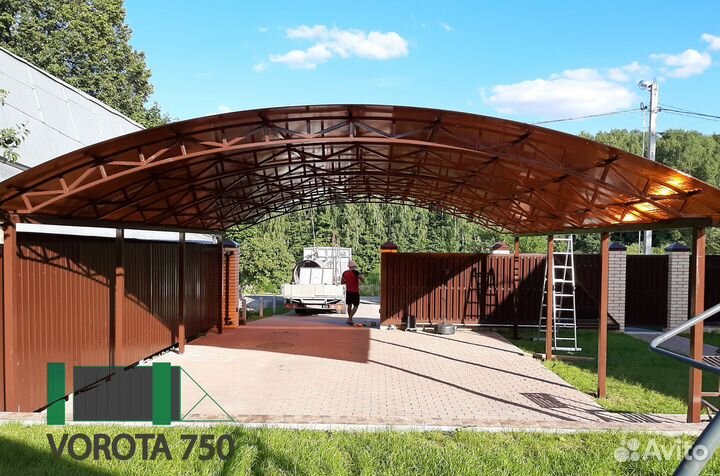 Навес под ключ