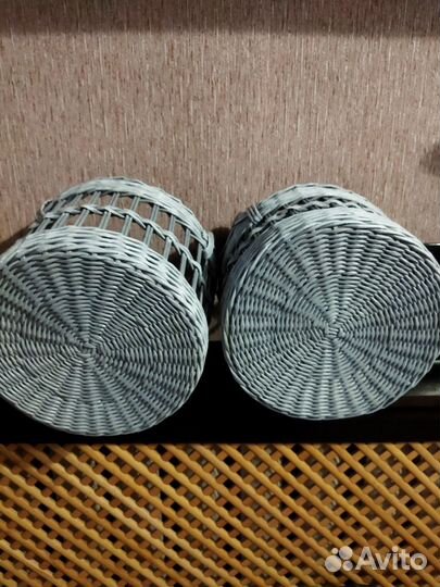 Корзинка для фруктов из бумажной лозы