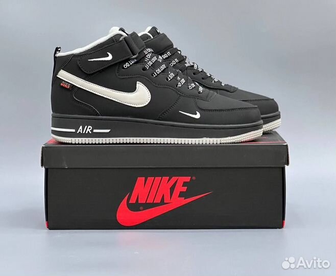 Кроссовки зимние Nike Air Force 1 с мехом