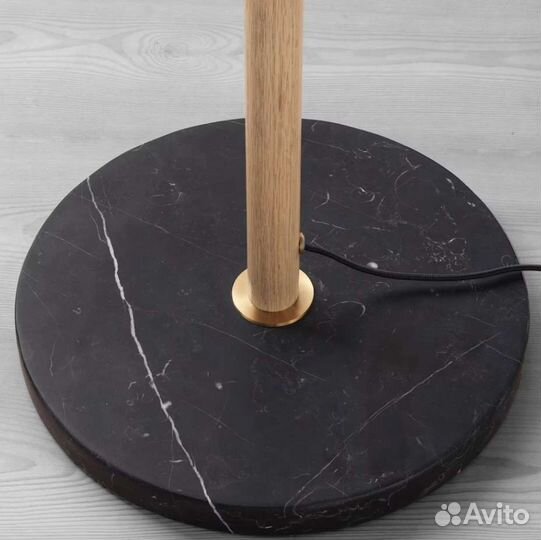 Торшер Evedal из массива дуба и мрамора. Икеа IKEA