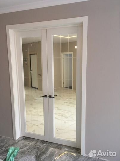 Скрытая дверь под отделку