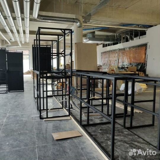 Барная стойка Остров с антресольной полкой