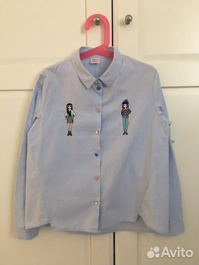 Рубашка для девочки 140