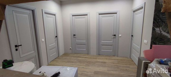 Монтаж межкомнатных и входных дверей