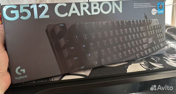 Клавиатура logitech g512 carbon