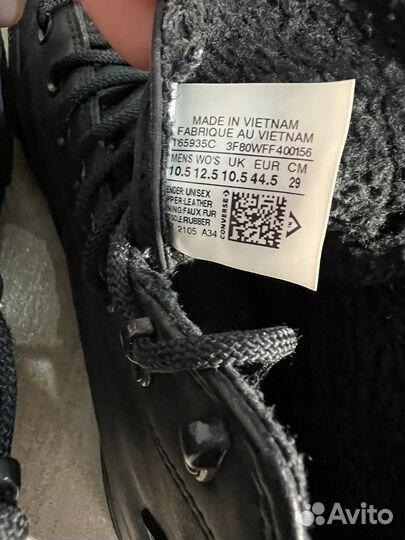 Кеды converse chuck taylor ALL star зимние черные