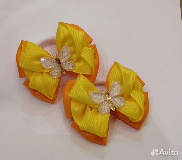 Бантики для волос ручной работы