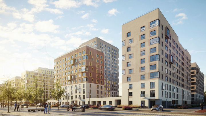 2-к. квартира, 53,9 м², 14/15 эт.