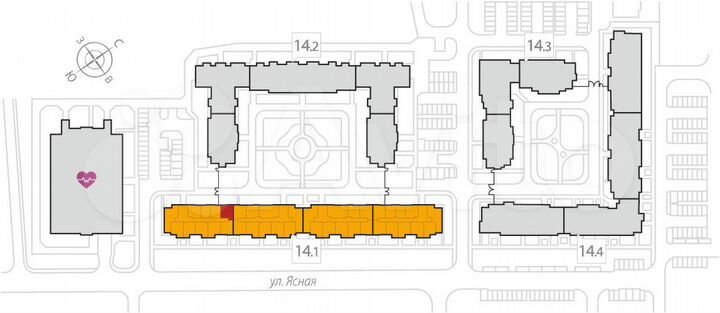 1-к. квартира, 38,6 м², 3/8 эт.