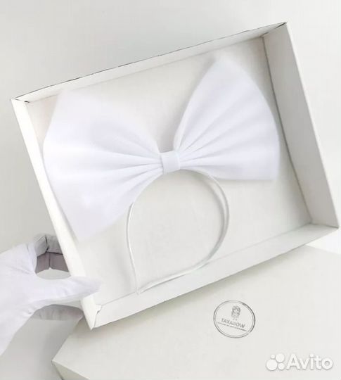 Ободок для волос. Бант куклы