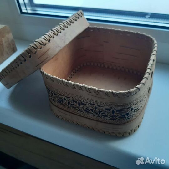 Шкатулка из бересты новая