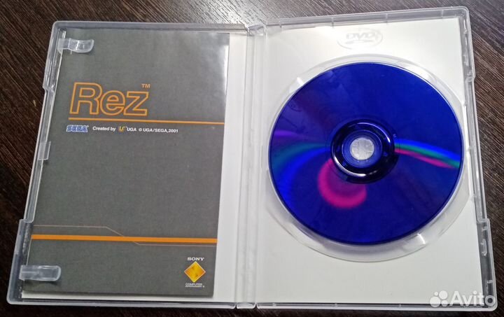 Лицензионная игра Rez на Play Station 2