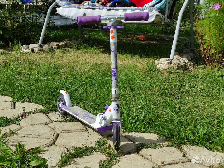 Детский двухколесный складной самокат